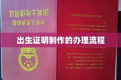 北仑出生证明制作的办理流程