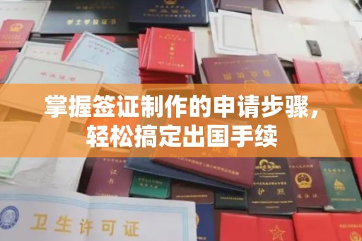 北仑掌握签证制作的申请步骤，轻松搞定出国手续