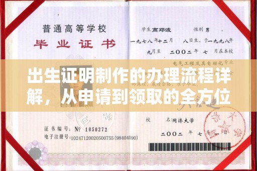 北仑出生证明制作的办理流程详解，从申请到领取的全方位指南